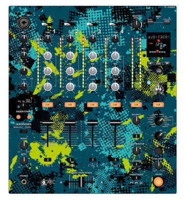 Pioneer DJ DJM 700 Skin Conflict Green